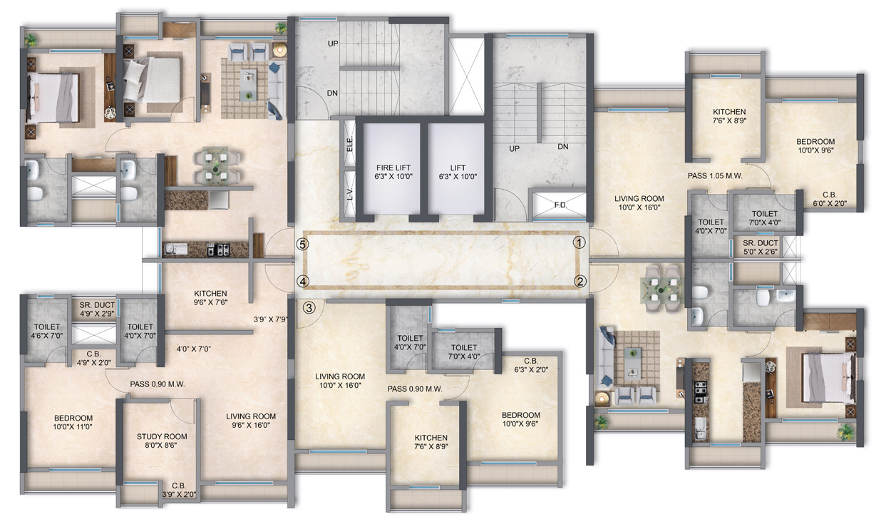 Metropolis Insignia Floor Plan